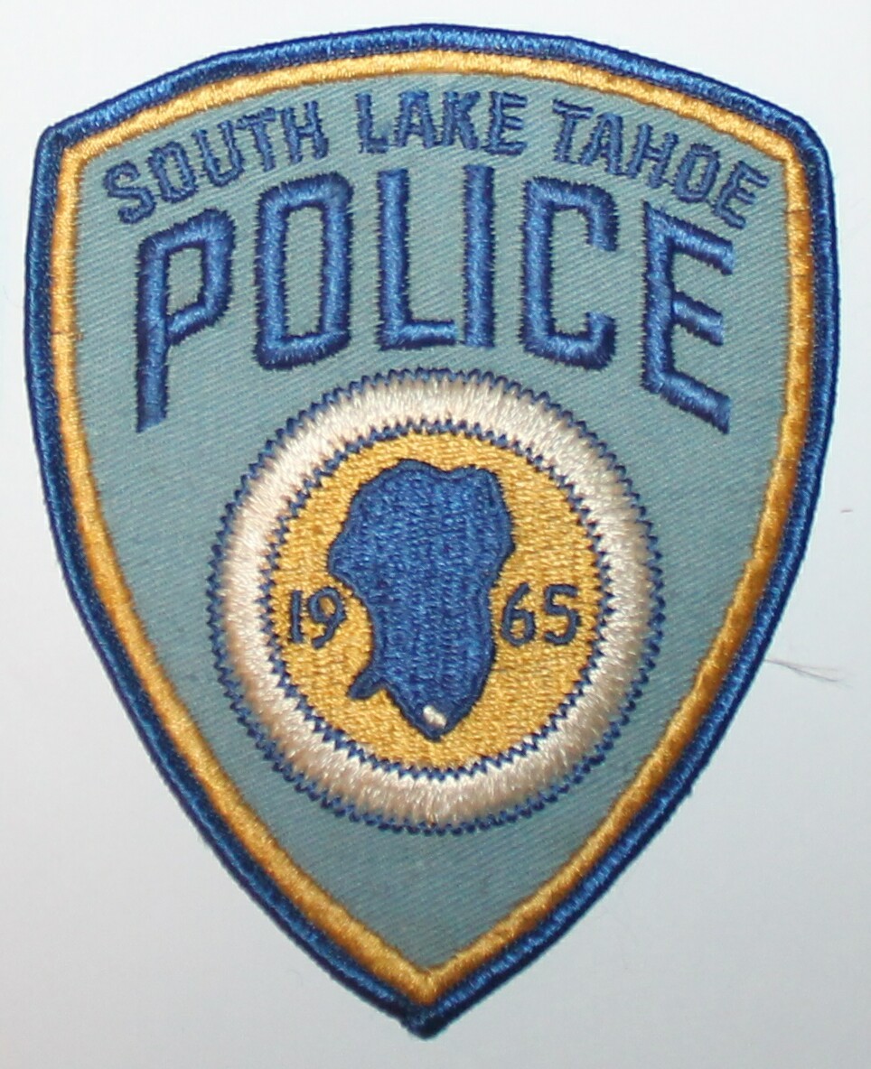 Old SOUTH LAKE TAHOE POLICE El Dorado County California CA PD Vintage patch