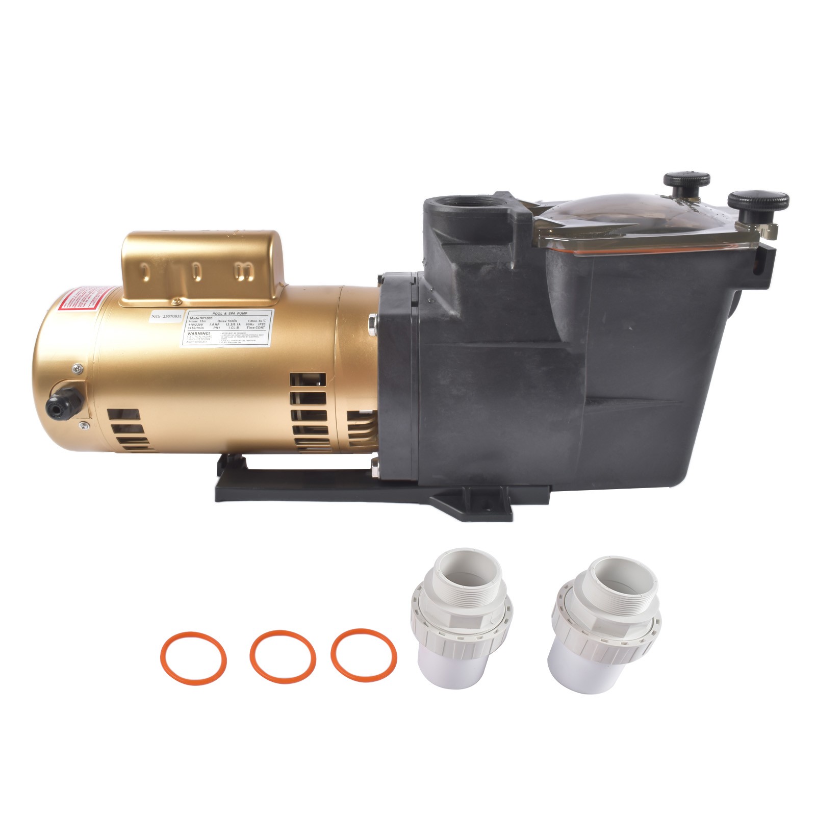 Super Pump 1 HP Single Speed 115/230V for All In-Ground Pool and Spa W3SP2607X10