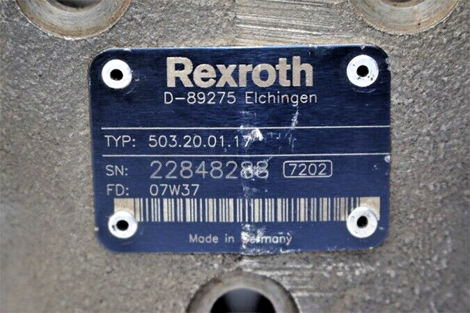 REXROTH 503.20.01.17 FLUSHING AND BOOST PRESSURE VALVE