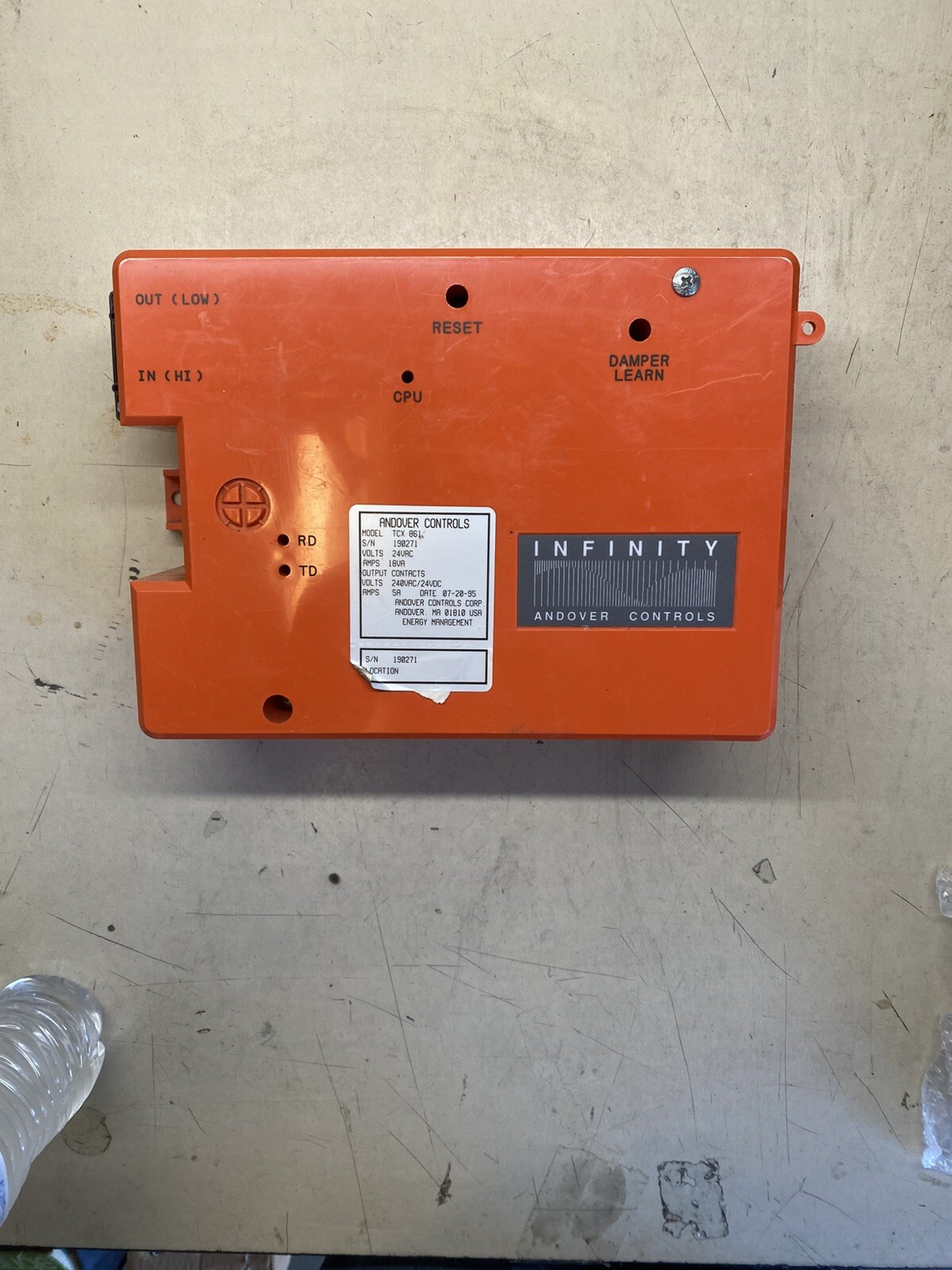 ANDOVER CONTROLS TCX861 AIR DUCT SENSOR TCX 861