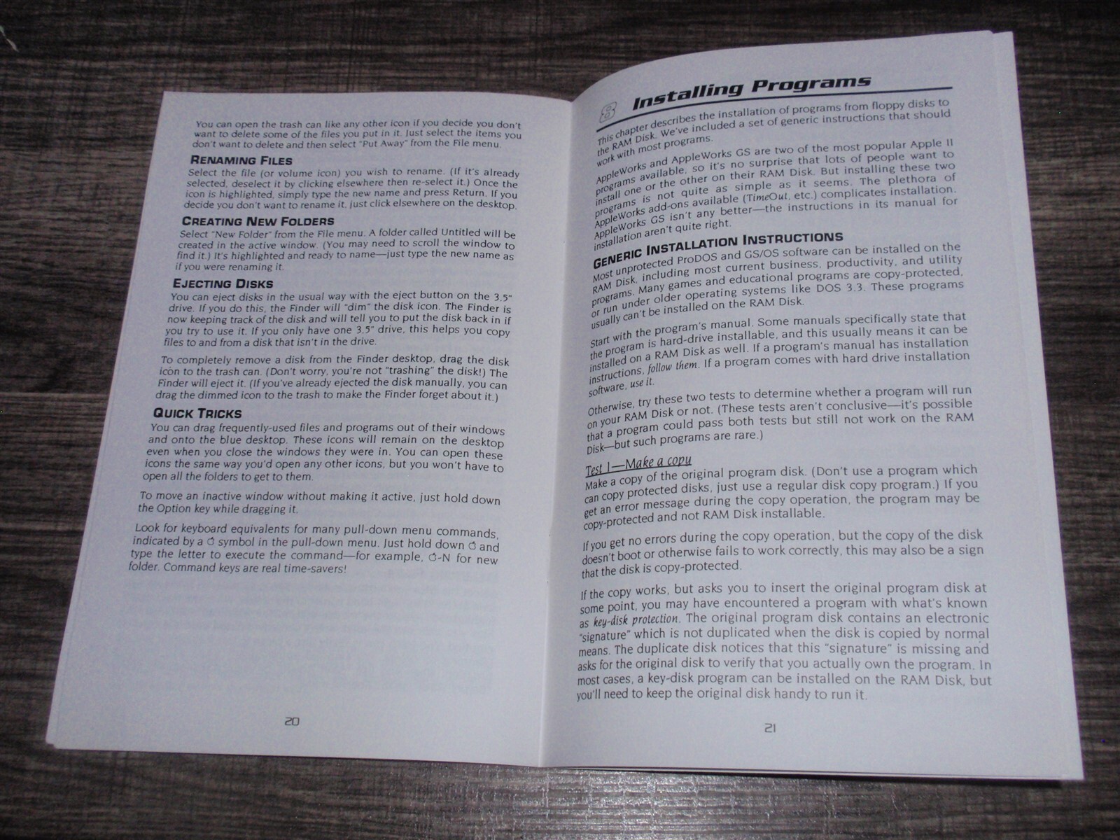 Manual for FlashBoot Apple IIGS RAM Disk Management Software by Jerry Kindall 92