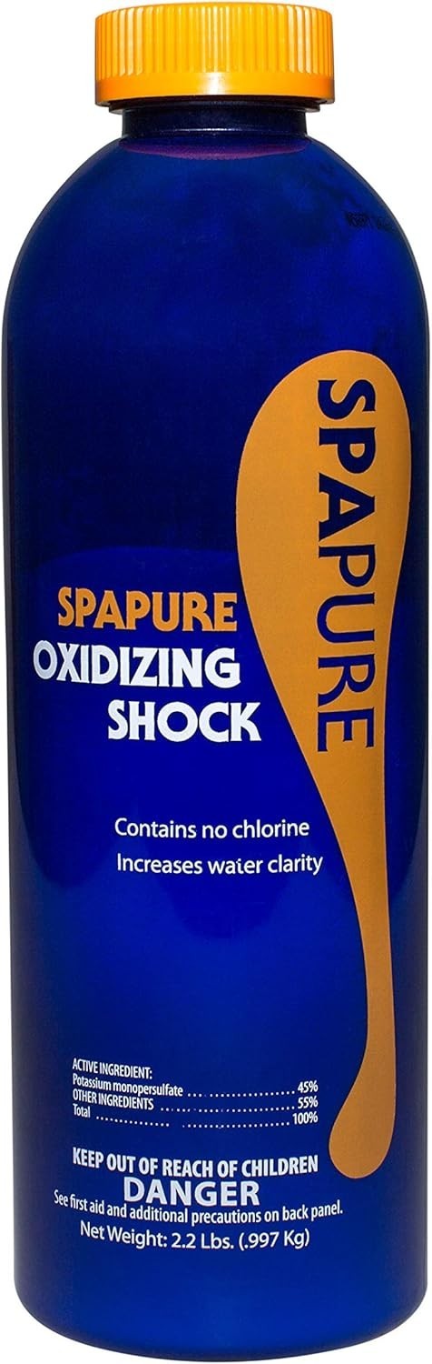 SpaPure Oxidizing Shock 2.2 lb - Non-Chlorine Hot Tub Spa Water Clarifier