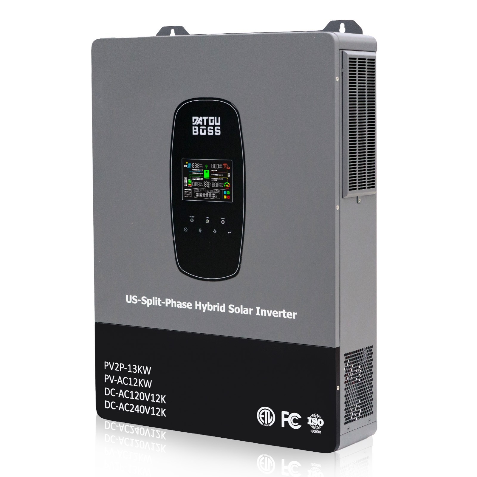 12KW 12000W 48V Solar Hybrid Split-Phase Inverter AC 120V/240V MPPT 220A 500VDC