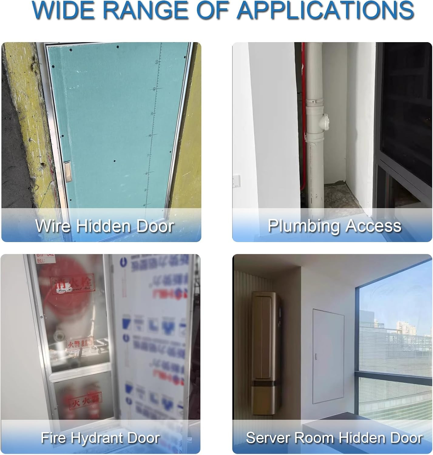 Paintable Drywall Access Panel - Large Flush Mount Inspection Door 60X90Cm