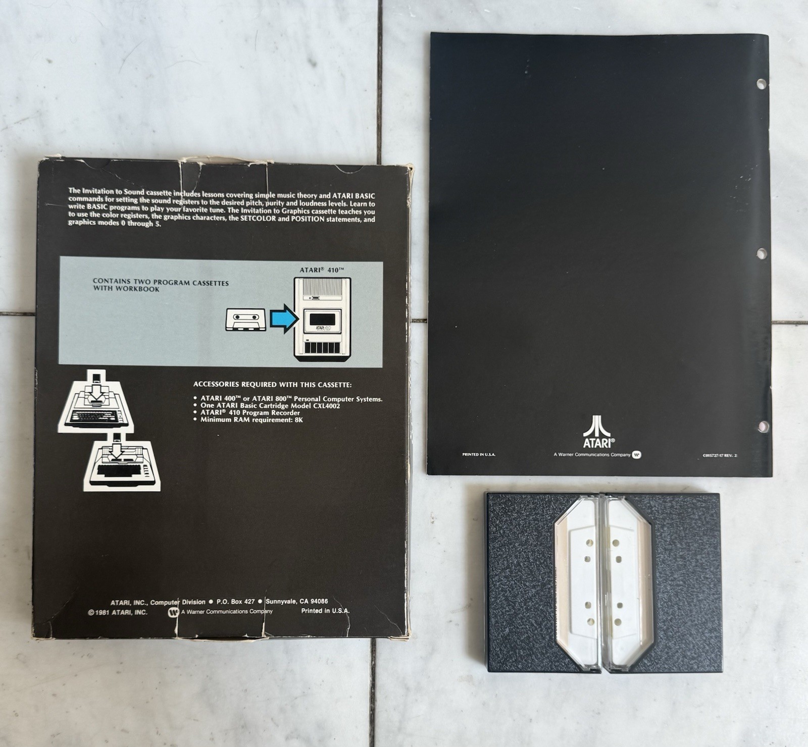 Vintage Atari 400/800 Computer Program Invitation To Programming 3 CX4117
