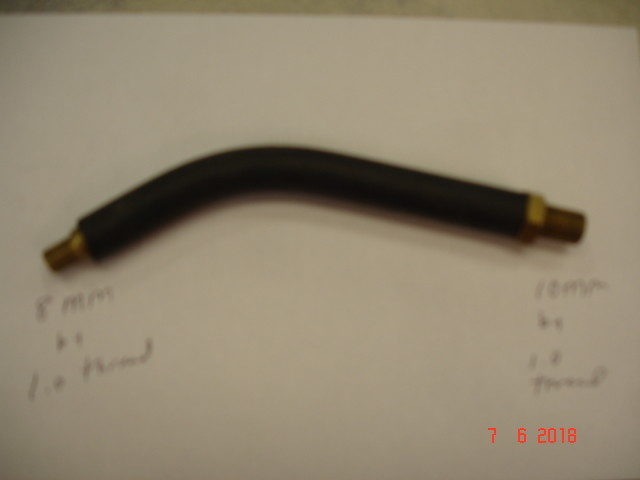 unknown wire feed welder  Gooseneck 10mm by 1.0 and 8mm by 1.0 pitch