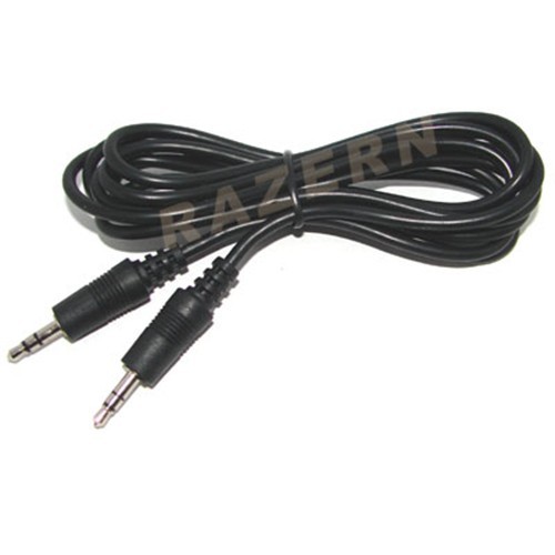 6' 3.5mm 1/8" male mini plug stereo audio patch cable