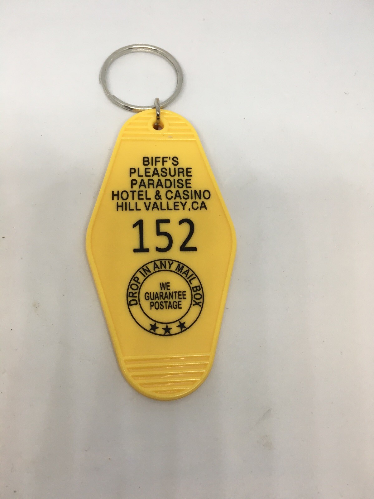 BACK TO THE FUTURE 2 inspired "Biff's Pleasure Paradise" Keytag, key
