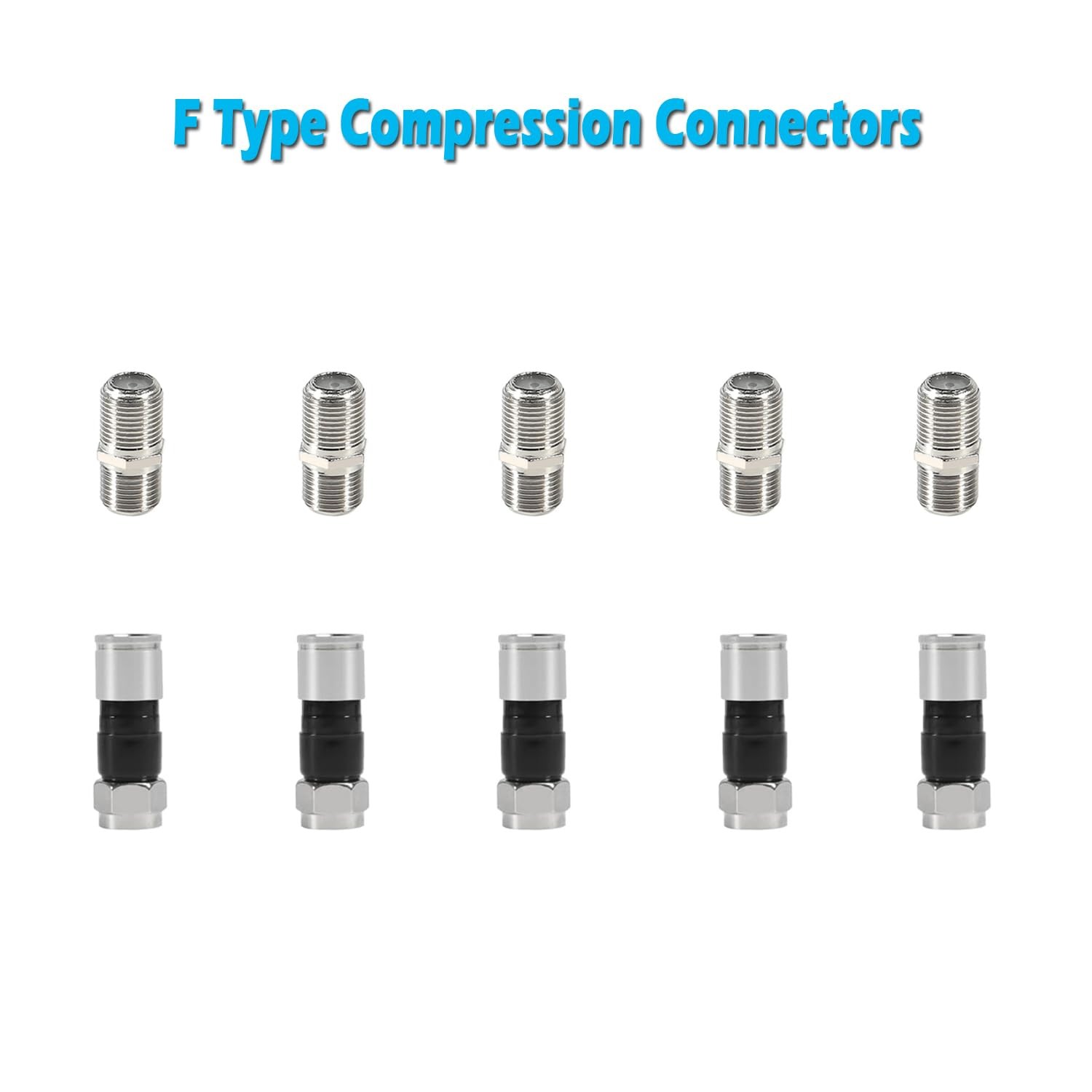 Coax Cable Crimper Tool Kit Coaxial Compression Tool (Type 3)