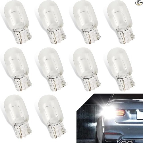 10-Pack Double Filament Yellow Brake Light Bulbs for Cars, Trucks & SUVs, Miniat