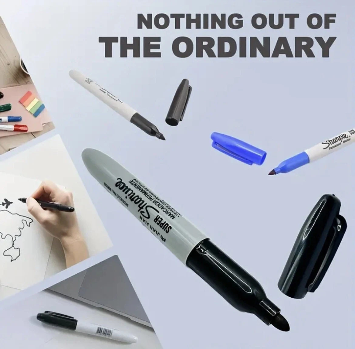 Secret Stash Pen – Hidden Compartment Marker Diversion Safe – Discreet Storage