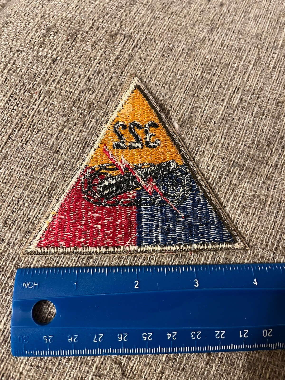 US Army 322nd Armored Battalion Patch