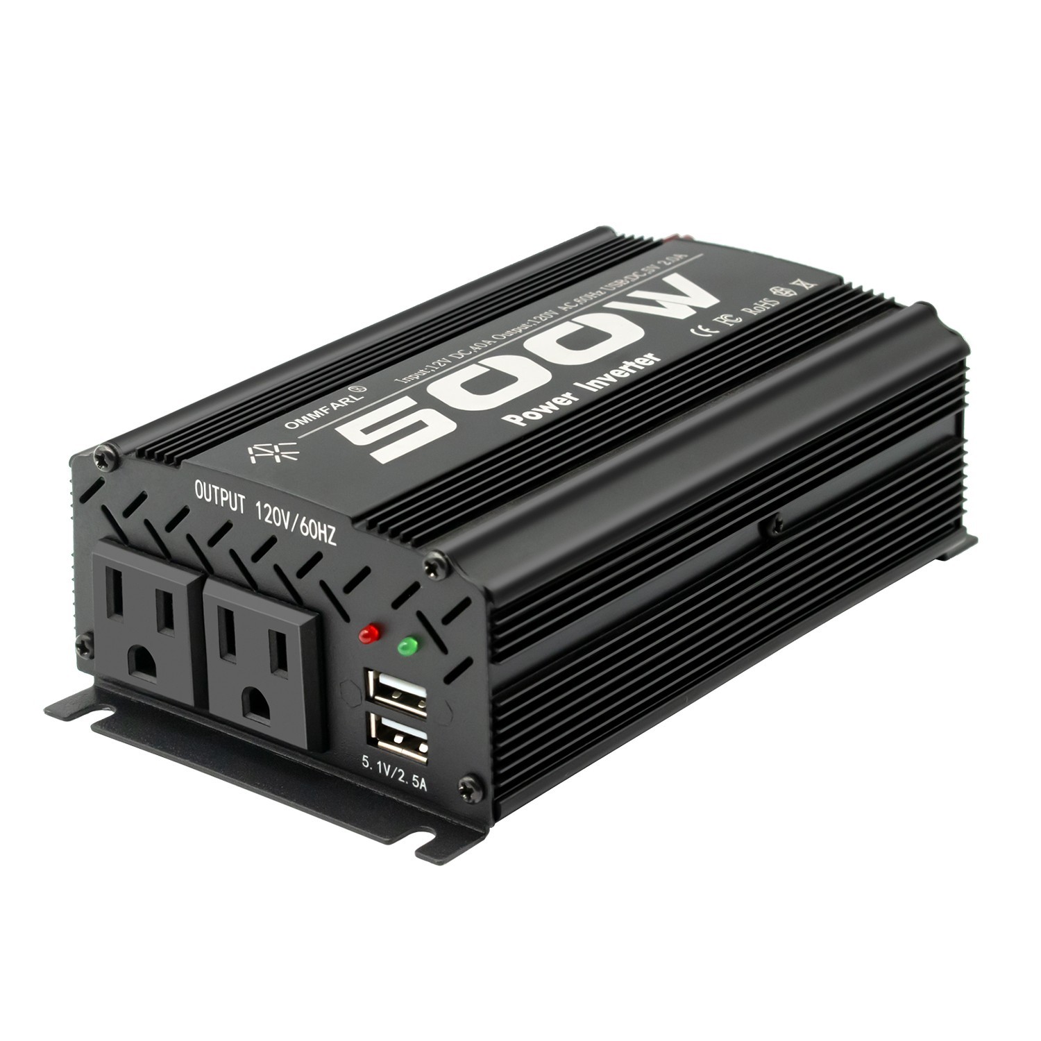 500W/1000W Modified Sine Wave Power Inverter DC 12V to AC 110V Adapter Converter