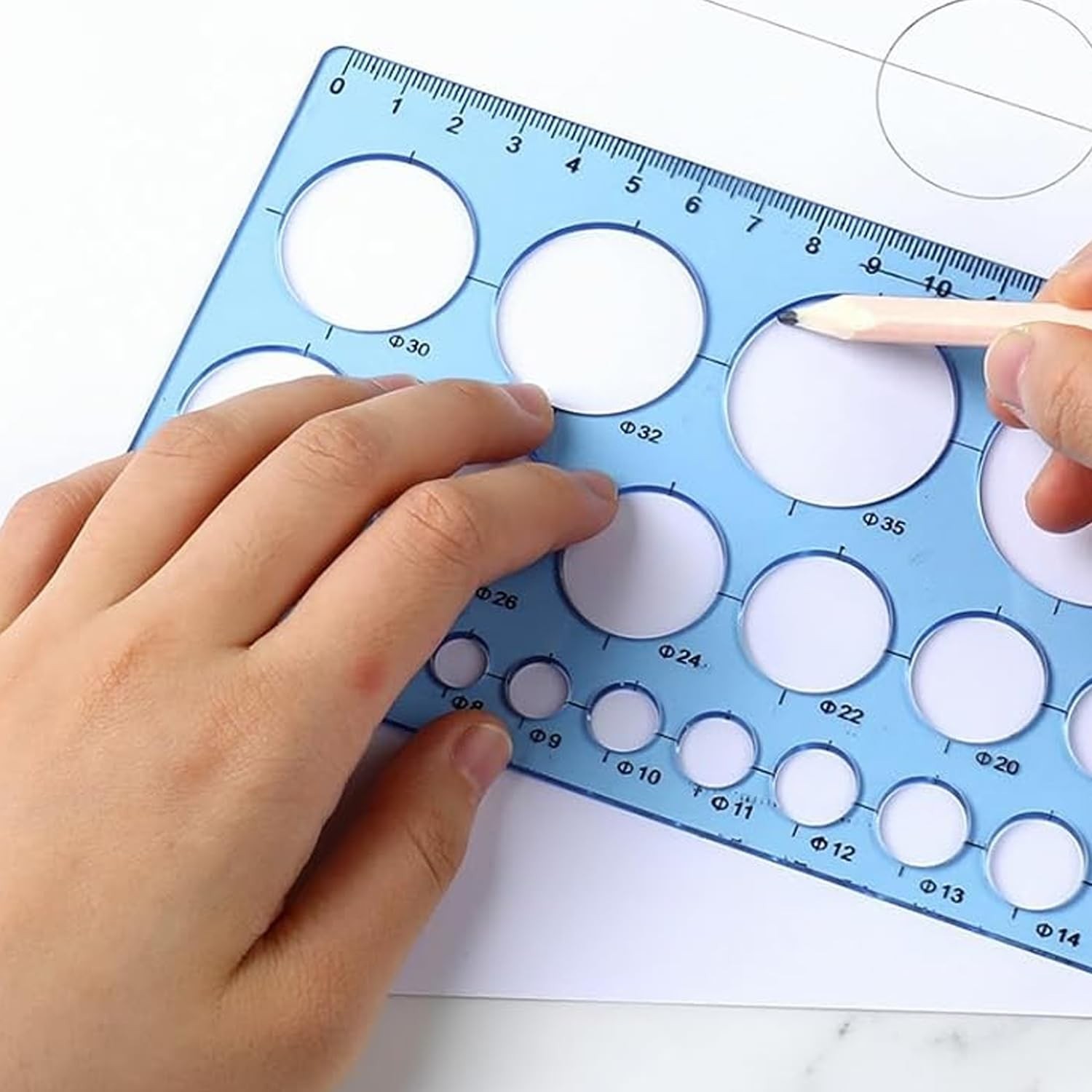 Circle Template Circle Stencil Circle Template for Drawing Round Drafting Dra...