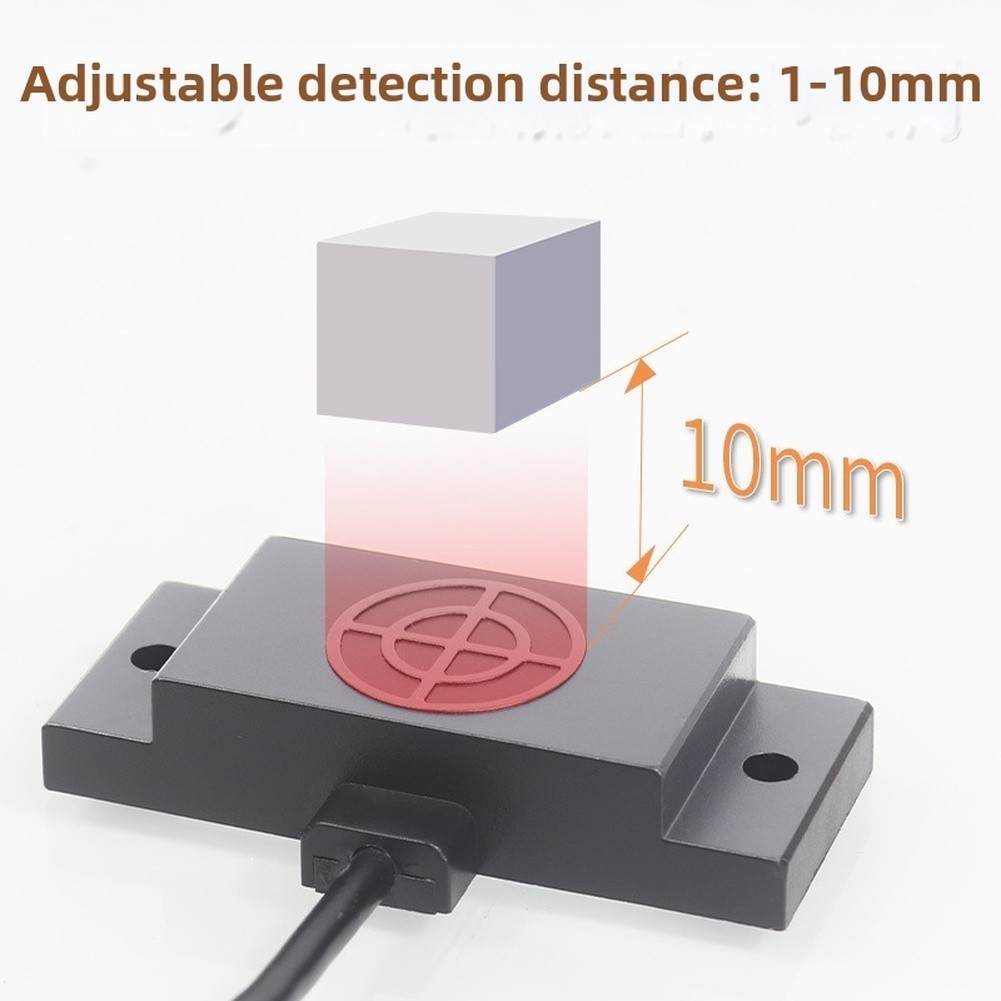Adjustable NPN Capacitive Sensor for Non-Metallic Object Detection 0-8mm Range