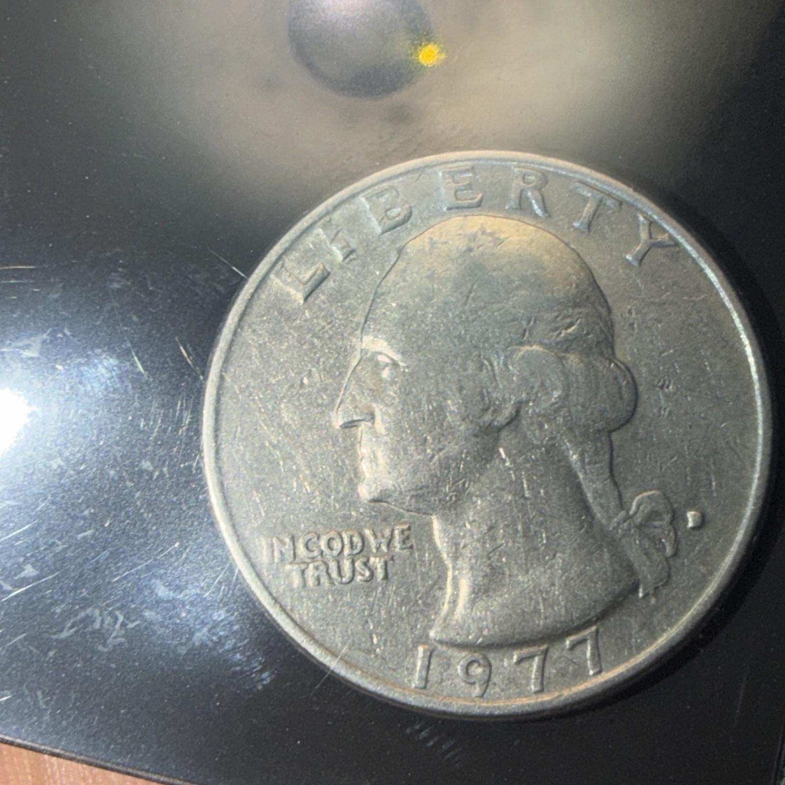1977-D Washington Quarter Filled D Mint Mark Error Coin Rare
