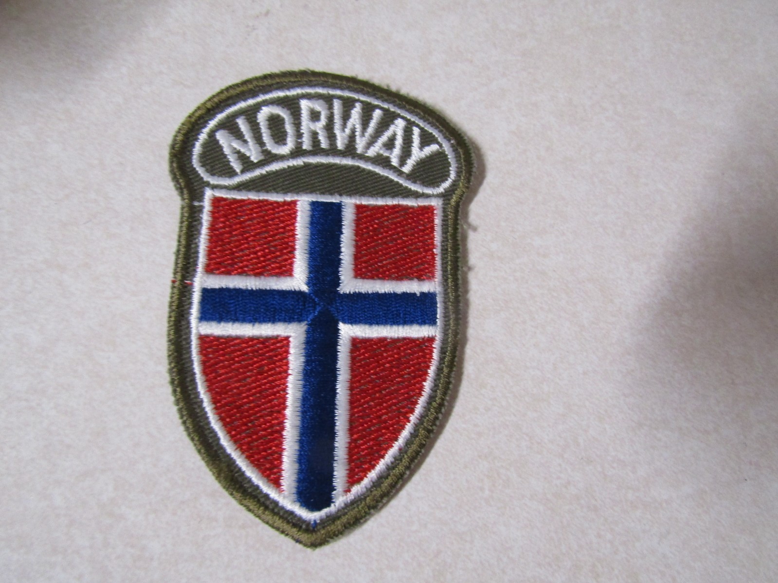 MILITARY PATCH MUCH OLDER FLAG OF NORWAY