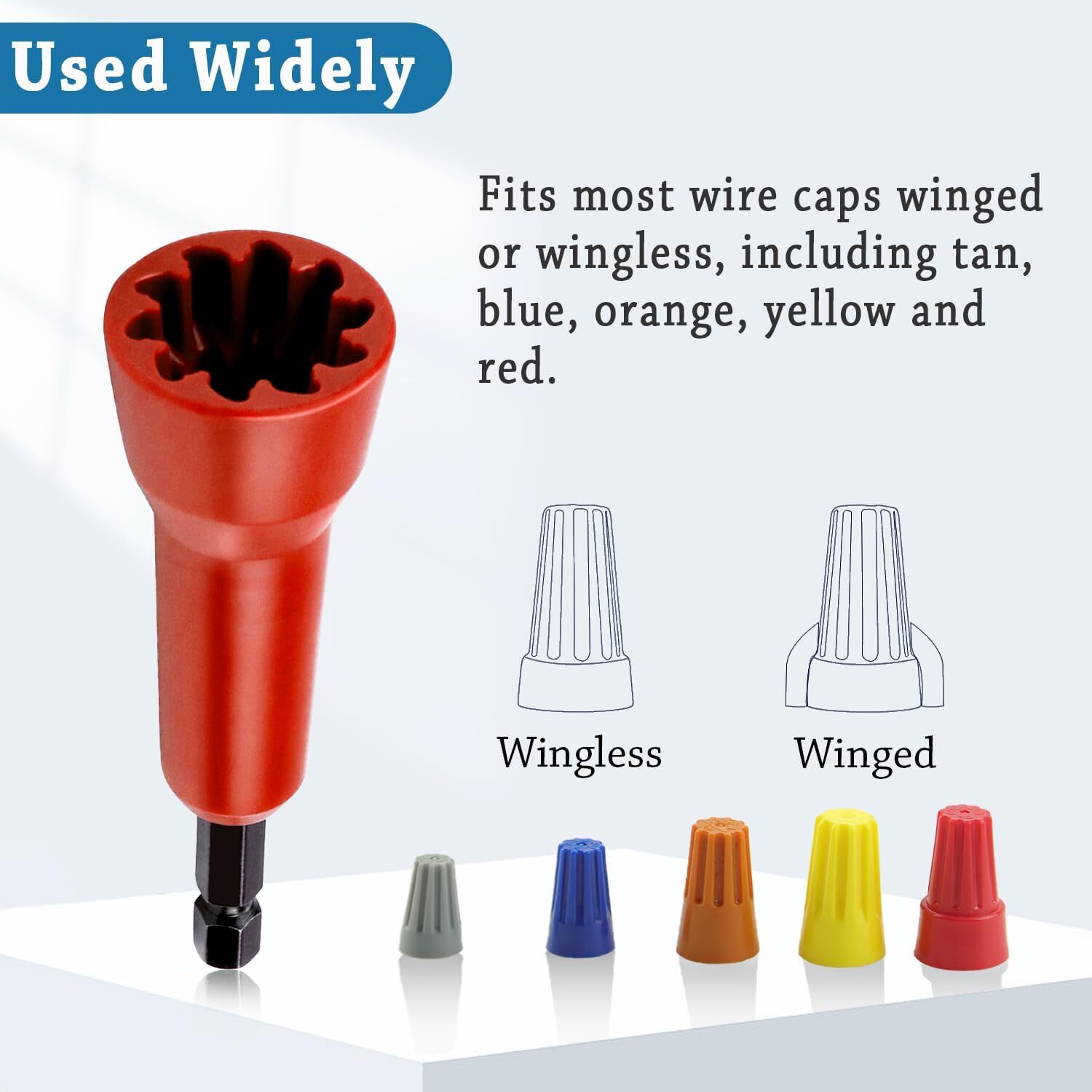 1Pcs Wire Nut Twister Multifunctional Wire Twisting Tool with 1/4inch HaWKr