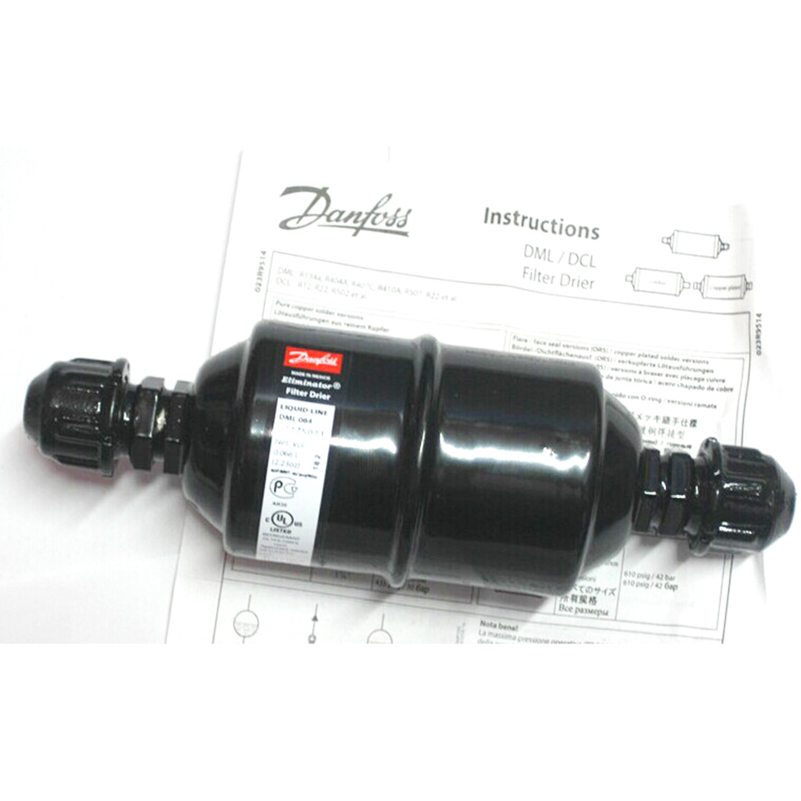 DANFOSS DCL 023Z5026 Hermetic Filter Drier New