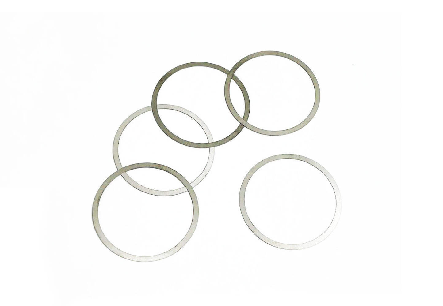 Stainless Steel 0.2mm Disc Brake Rotor Spacer Center Lock Shims 5-pack