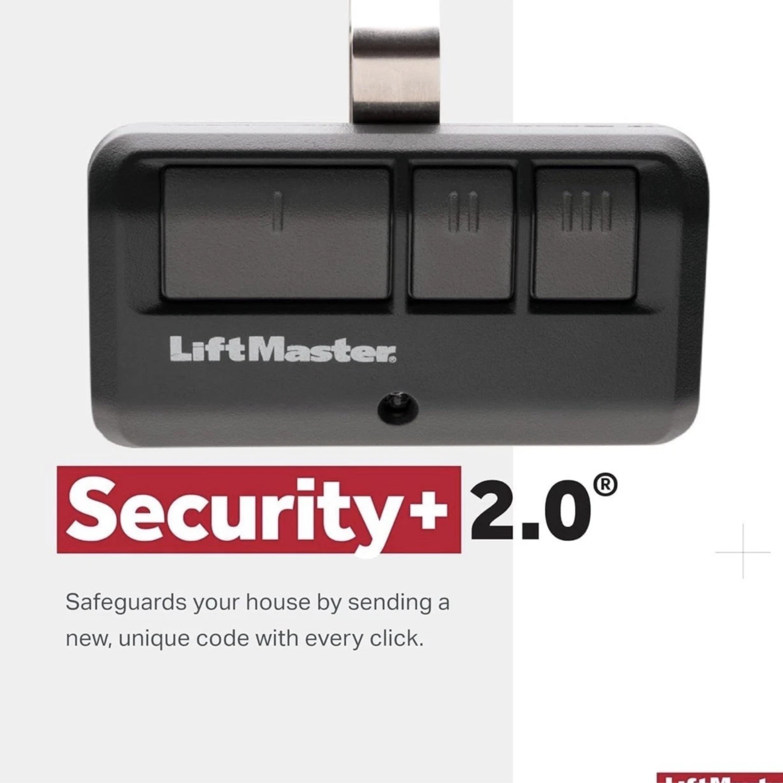 LiftMaster 893LM Remote | Security+ 2.0 Garage Door Opener 3-Button Control