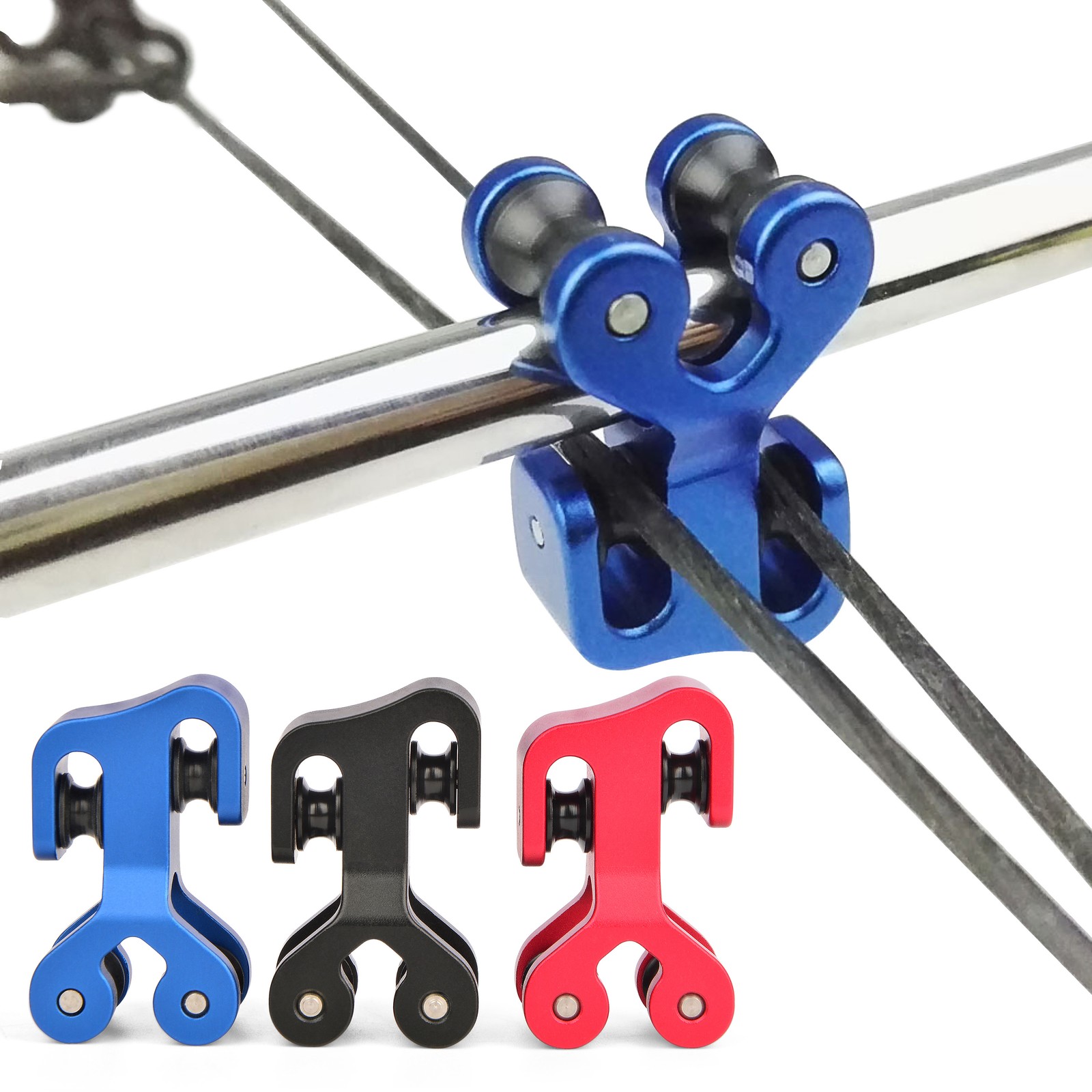 Compound Bow Archery Cable Slide Roller Aluminum Splitter Glide Separator
