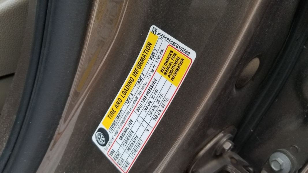 15 CHEVY SILVERADO 1500 SRS CONTROL MODULE 13594402