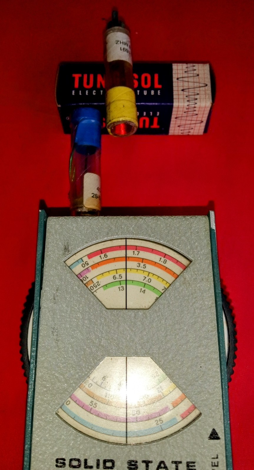 Heathkit Solid-State Dip Meter HD-1250 w Case & Coils 1.5-250 MHz Tested Vintage