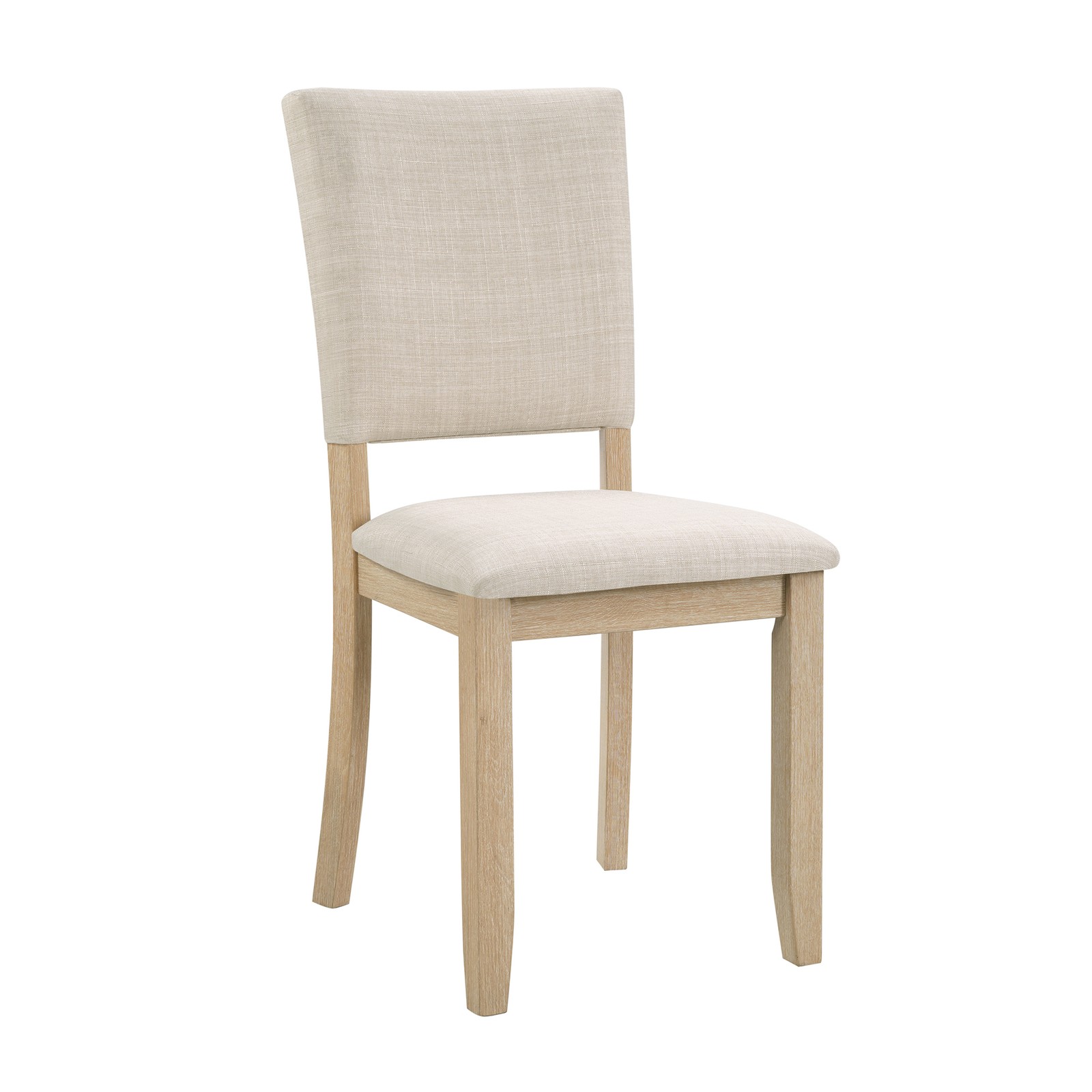 6-Piece Dining Set with Bench & Rectangular Wooden Table & 4 Upholstered Chair