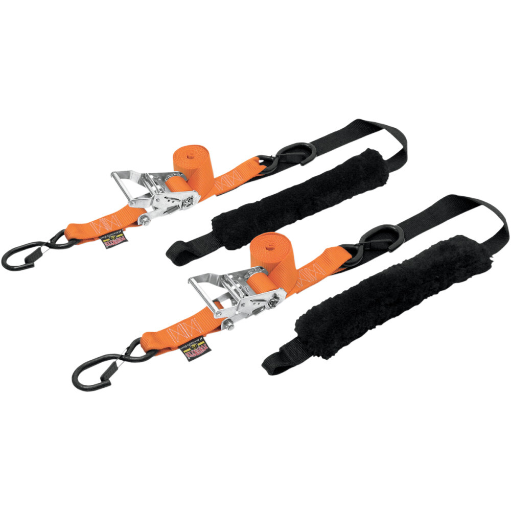 Powertye Mfg Ratchet Tie-Down - Orange - Sheepskin | 30692-S