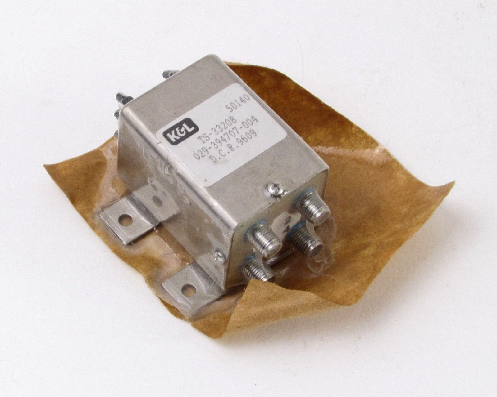 NEW K&L TS-33208 RF Coaxial Switch 029-394707-004 - 24V, 4 Position