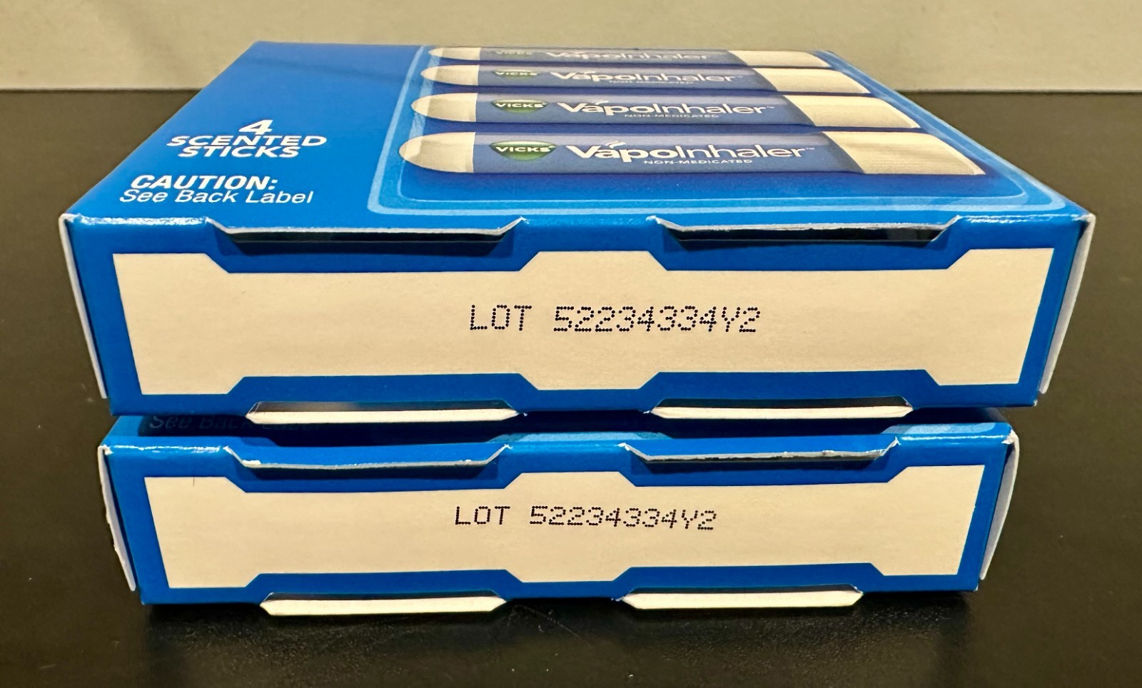 Vicks VapoInhaler With Refreshing Vicks Vapors, Menthol Scent 2 BOX PACK *NEW*