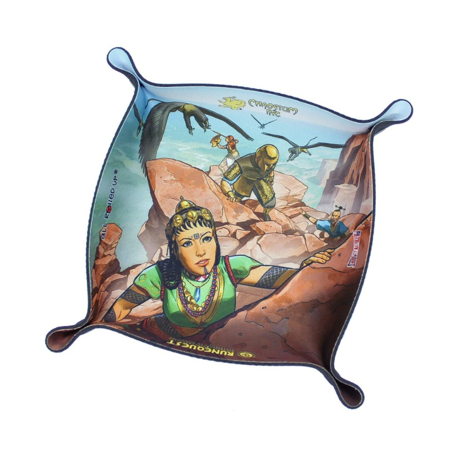 All Rolled Folding Square Dice Tray All R  Pegasus Plateau Folding Square  New