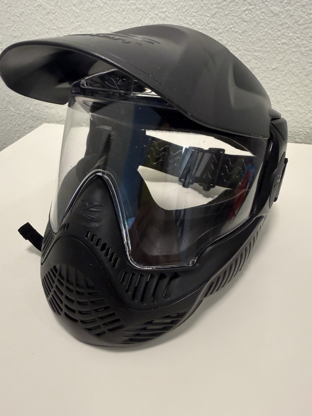 Valken Paintball Airsoft Full Face Mask Goggles Black Adjustable Strap