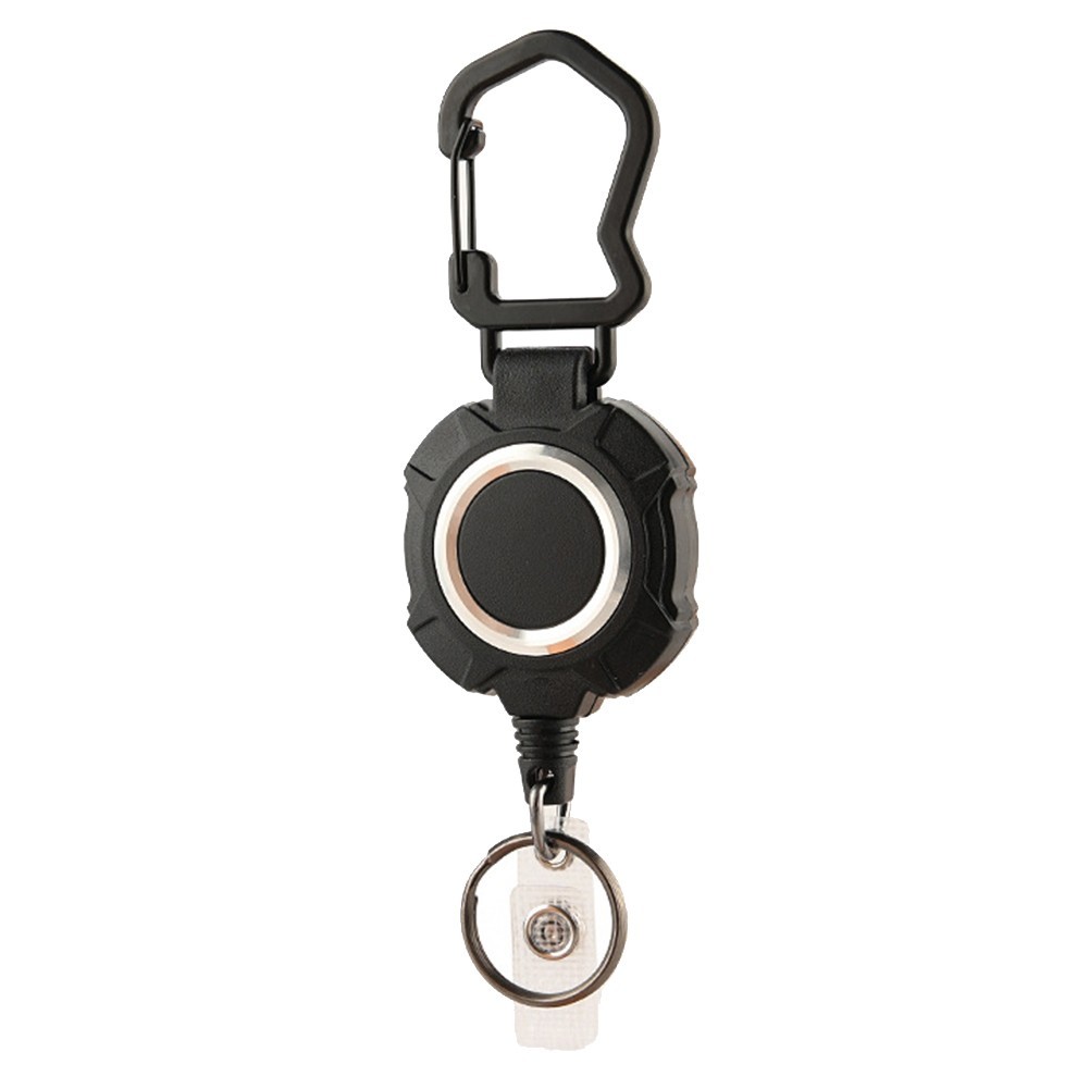 Essential Retractable Keychain with 31 5 Steel Cord for Outdoor Adventures