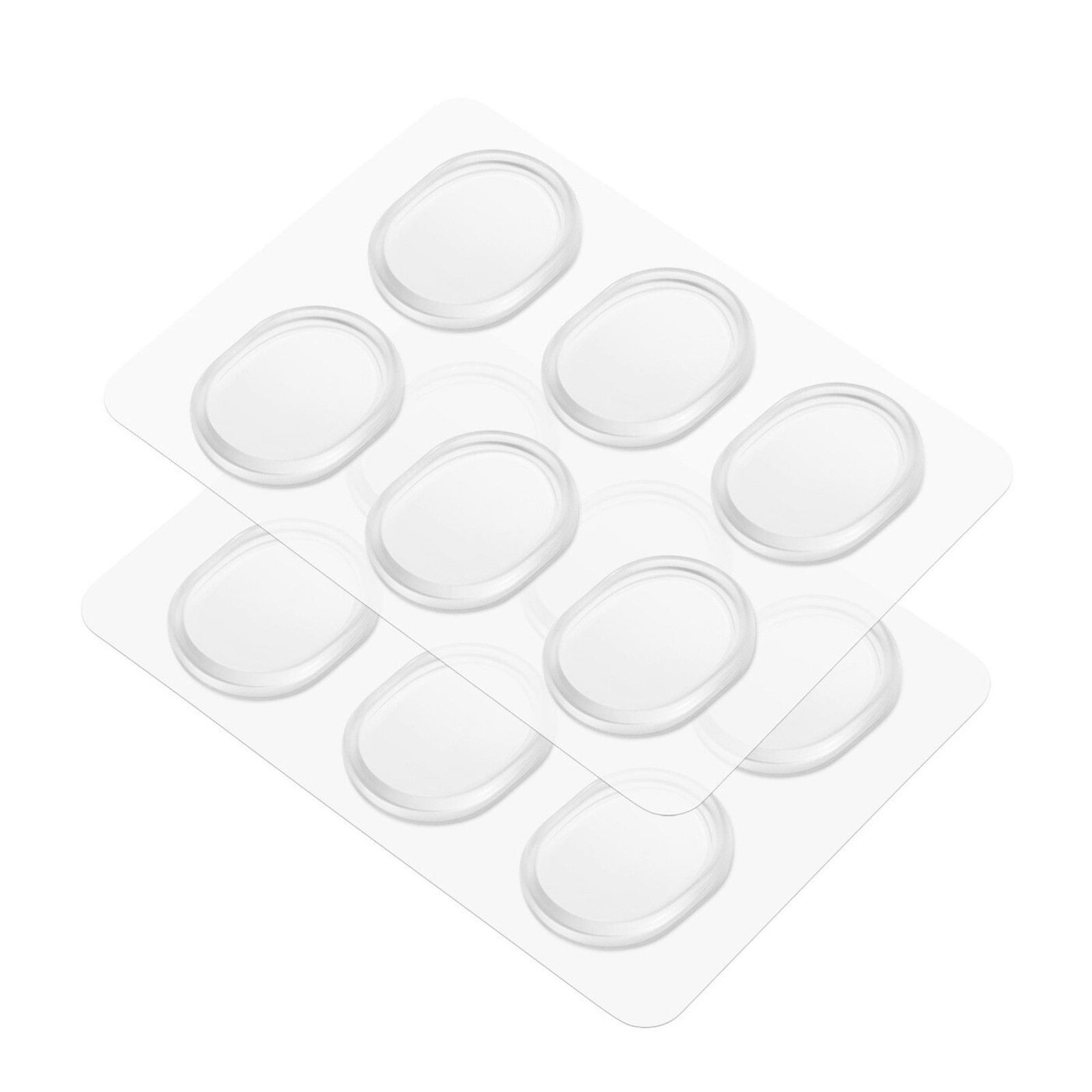 Drum Gel Pads, 12 Pieces Clear Snare Drum Gum Dampener Resonance Pads, Reusable