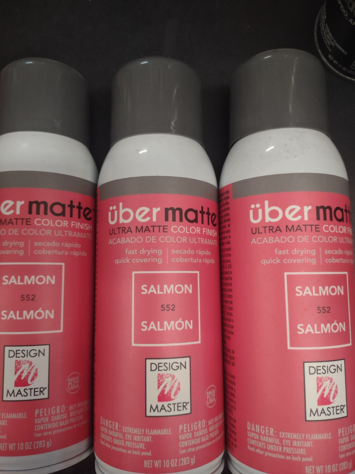 Design Master Ubermatte Color Finish, Salmon, Matte Spray Paint for Florists
