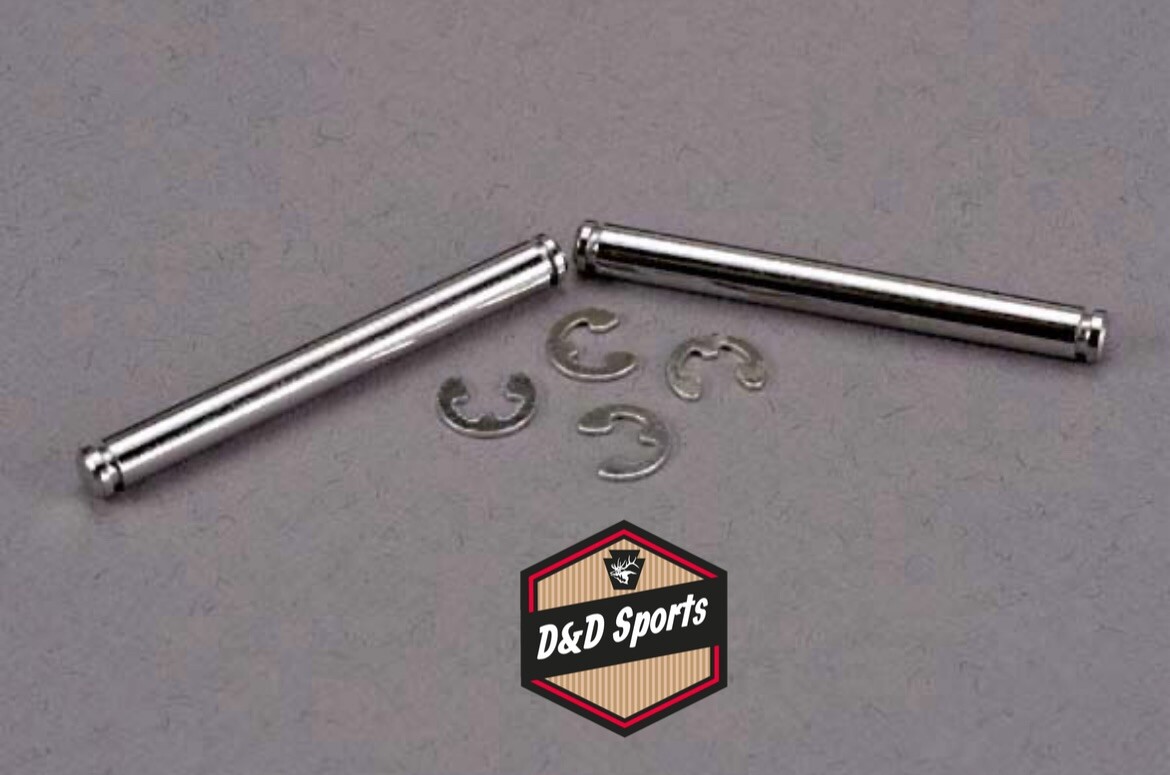 Traxxas 2637 - Suspension pins, 31.5mm, chrome (2) w/ E-clips (4)