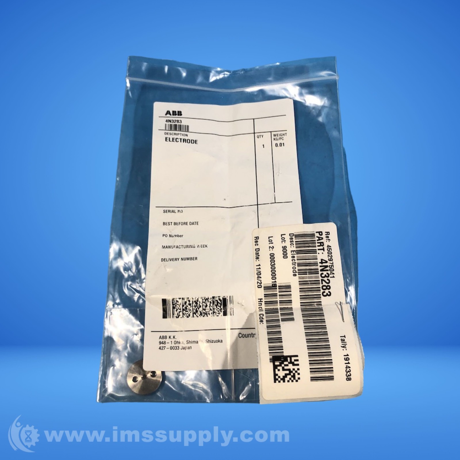 ABB 4N3283 Circular Electrode Contact FNFP