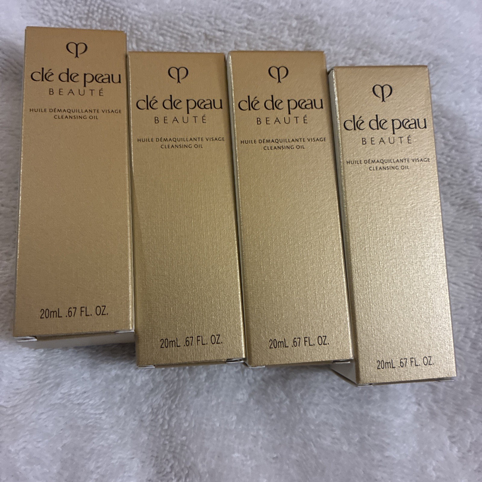 4 Pack | New In Box | Cle De Peau Beaute | Cleansing Oil | 0.67 fl oz | 20 ml