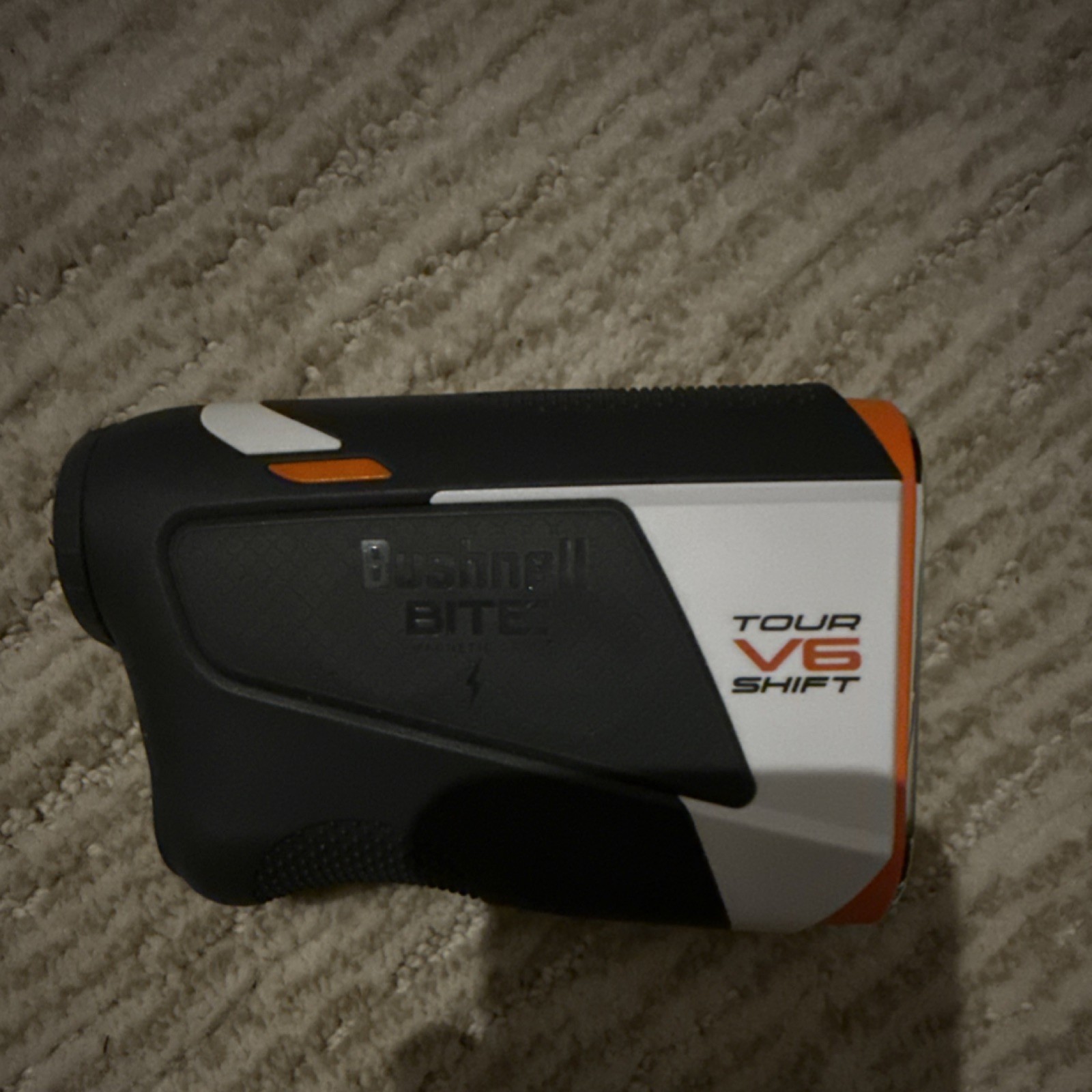 Bushnell Tour V6 Shift Golf Rangefinder BITE Black White Orange