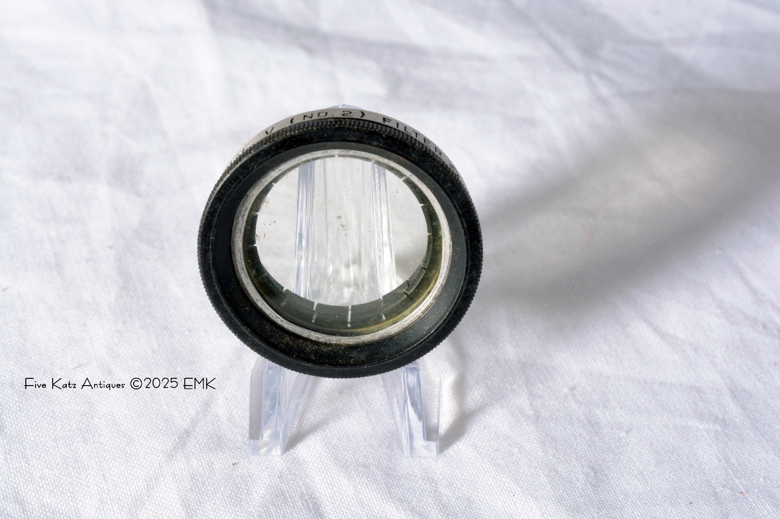 Harrison 26 mm Adapter size V No. 2 w/ #5B UV-16 Filter - Antique Photography
