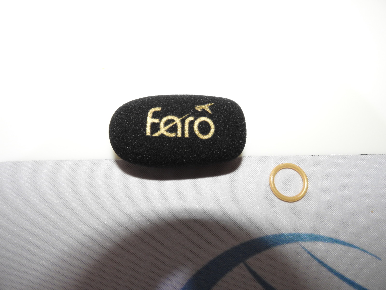 New Genuine Faro Aviation Mic Muffler or Wind Screen w/ O ring