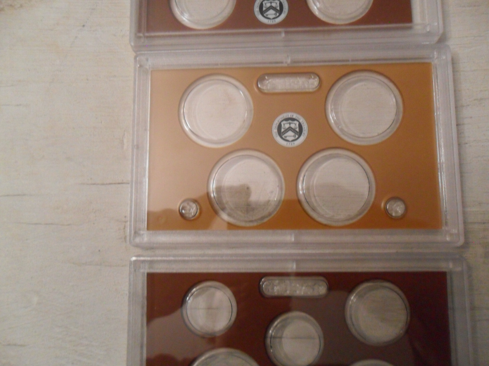 2012 Proof Set Box and Lenses ONLY *NO COINS*