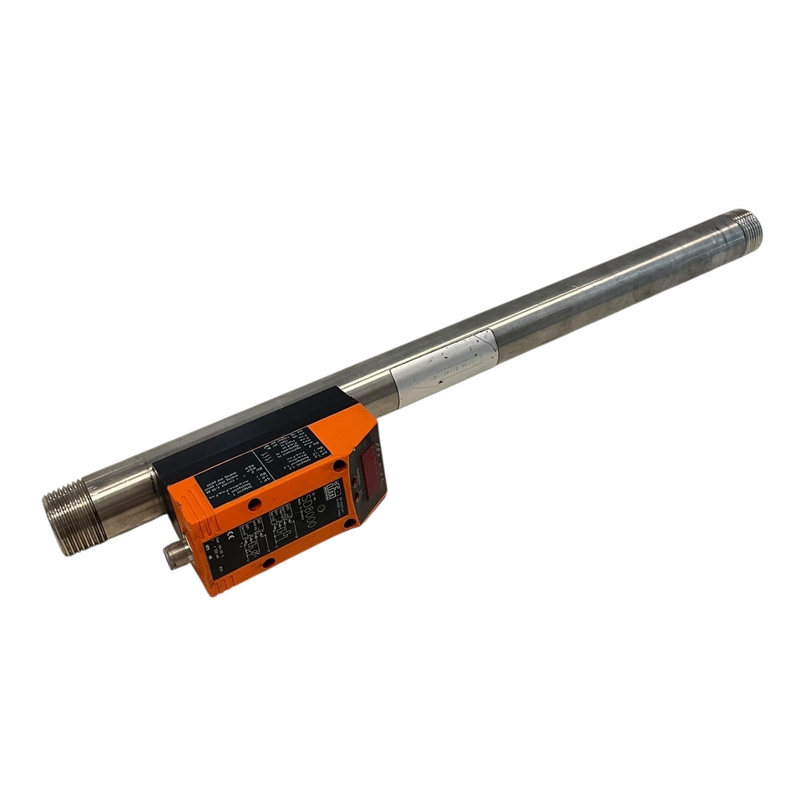 IFM Flow Sensor With Display SD8000 M12, 19-30V DC, IP65 Industry