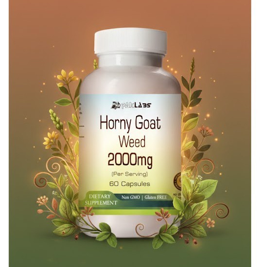 Horny Goat Weed Capsules 2000mg Serving - High Strength Caps