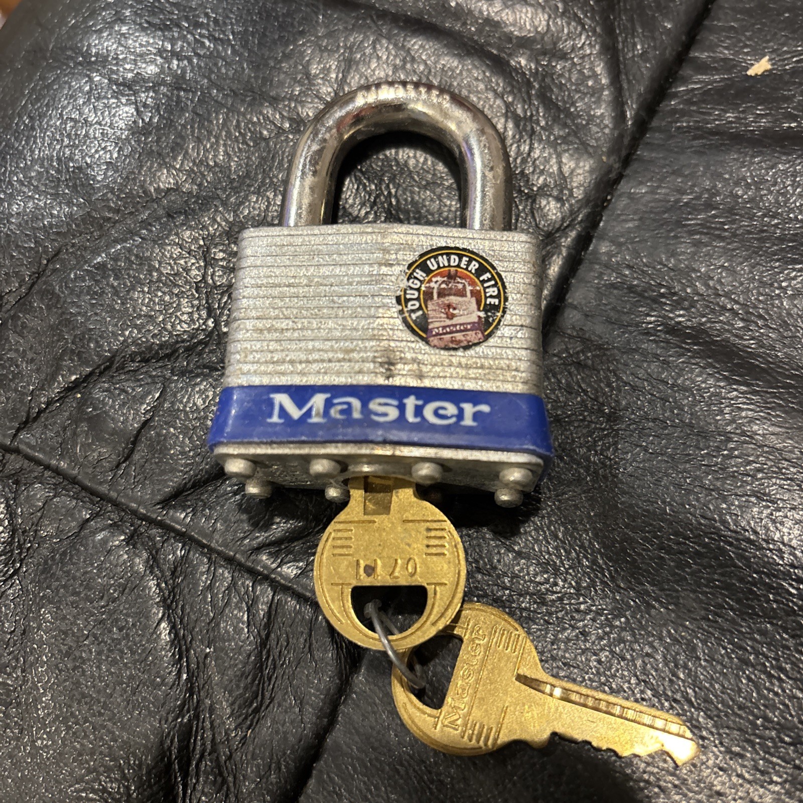 Vintage No. 1 Master Lock With Key  Precision Tumbler Padlock
