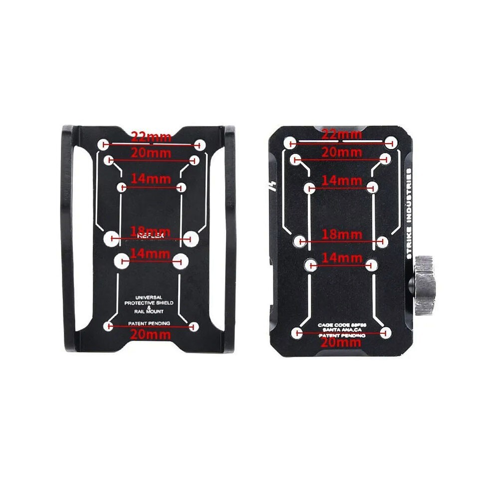 Tactical REX RMR Red Dot Sight Mount Reflex Scope Base Fit 20mm