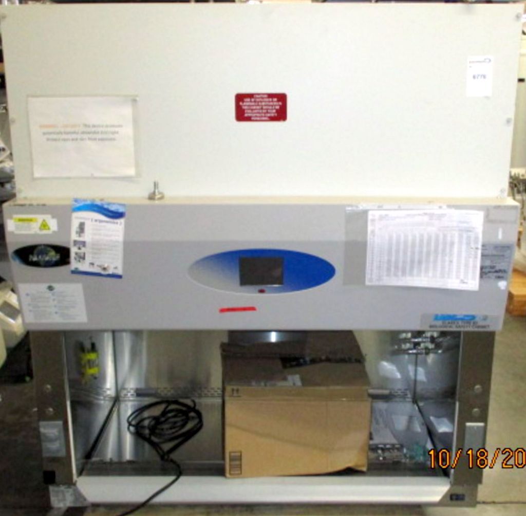 NUAIRE LABGUARD ES CLASS II, TYPE B2, 4' BIOLOGICAL SAFETY CABINET NU-430-400