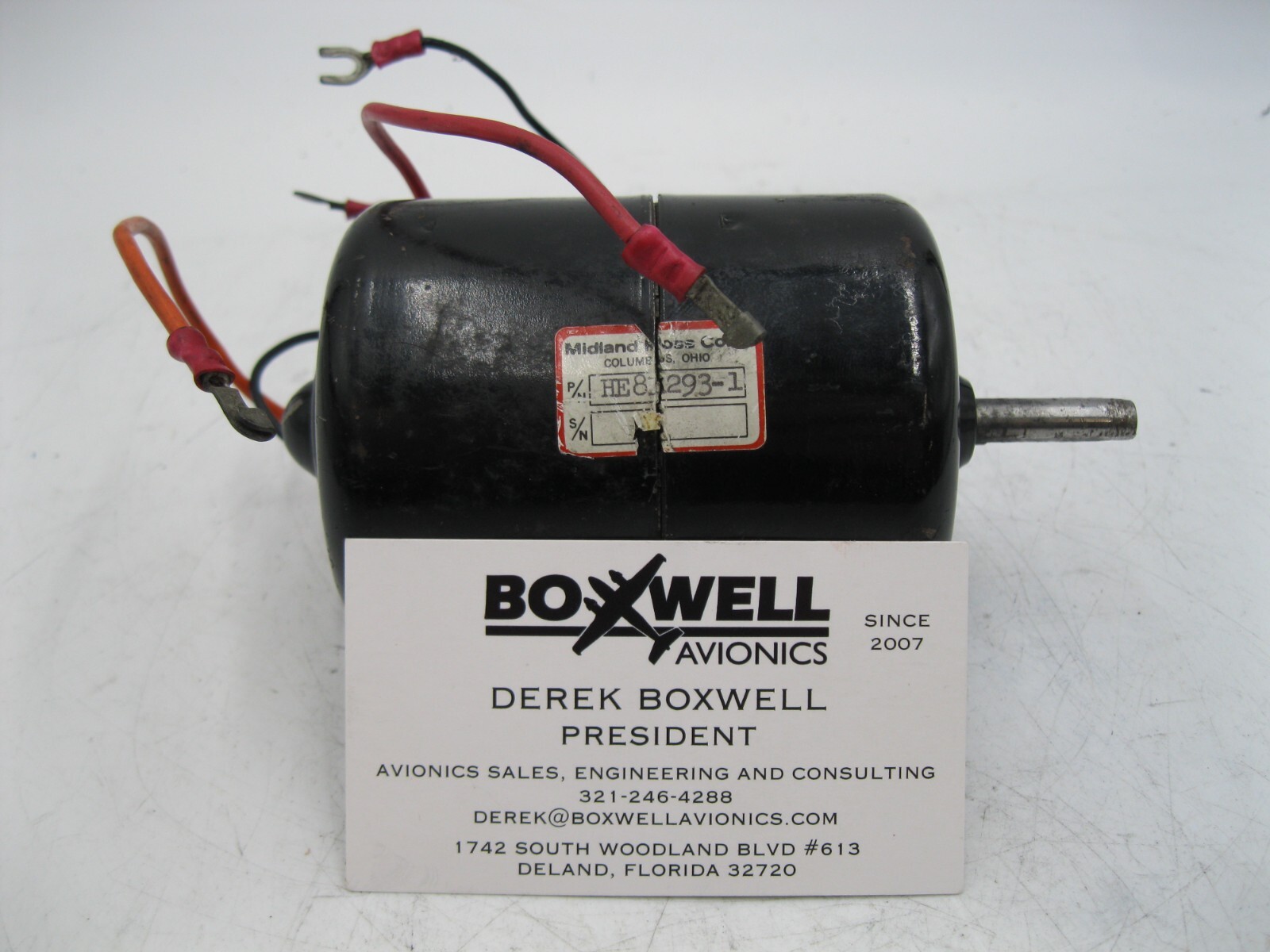 JANITROL BLOWER MOTOR PN: HE81293-3 ***INOP